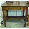 Image 1 : Small Quartersawn Oak Library Desk, Drawer Removes To Become A Lap Desk