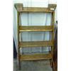 Image 1 : Vintage General Store / Library Ladder - With Original Metal Wheels