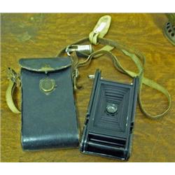 Eastman Kodak Vintage Camera With Leather Case