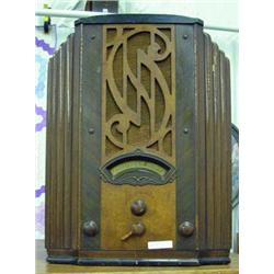 Stewart Warner A934 Tombstone Tabletop Radio Model R-1262-A - Frayed Cord
