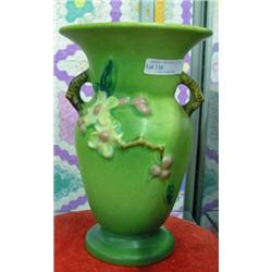 Roseville Apple Blossom Vase, #385-8 ( Number Difficult To Read)