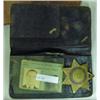 Image 1 : San Quentin Prison Officer Badge And I D Card In Leather Case, Belonged To Jack Phillips