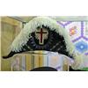 Image 1 : Masonic Knight's Templar Napoleon Style Hat With Ostrich Feathers - Also Has Plastic Cover