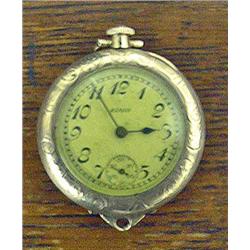 Elgin Ladies' Size Pocketwatch With Loop On '6' End For Wearing On A Chain Around The Neck - Possibl