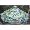 Image 1 : Blue And White Coronaware Old Woodstock English Covered Dish