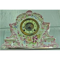 Dresden Porcelain Mantle Clock