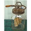 Image 1 : 4 Quart Glass Jar Butter Churn With Wood Beaters