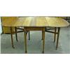 Image 2 : Oak Dropleaf Kitchen Table With 4 Gatelegs