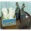 Image 1 : 3 Prs Vintage Children's Shoes - Fur Trimmed Slippers In Box, Leather Shoes And ' Weewear' Button Up