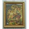 Image 1 : Large Framed Print Signed Jos. Nigg, Depicting Flowers, Moths, Butterflies, Eggs, Insects, Etc.
