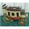 Image 1 : Wooden And Metal Stagecoach Model