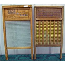 Good Housekeepers Glass Front Washboard And Columbia Washboards Metal Front Washboard