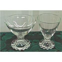 Candlewick - 11 Sherbets And 10 Cordials