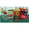 Image 1 : Lot Of Vintage Kitchen Utensils, 6 Pack Commemorative Coca Cola Bottles (8 Oz), 2 Nut Choppers, Nutm