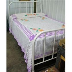 Old Simple Iron Bed, Full Size