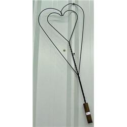 Primitive Heart Shaped Rug Beater
