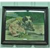 Image 1 : Framed Print Of Girl With St. Bernard Dog