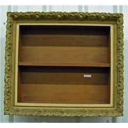 Gold Frame Shadowbox With Shelf