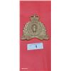 Image 1 : Brass RCMP plaque 6"