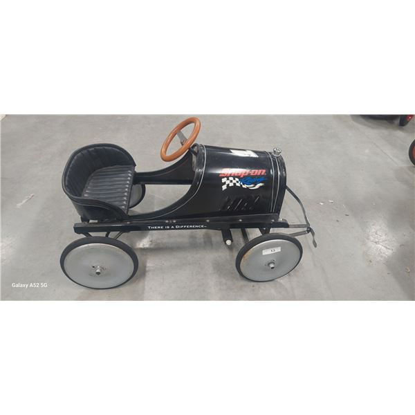 Retro Snap-On Racing pedal car, Approx 36" long