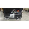 Image 2 : Beautiful retro pedal police car, light flashes! 34" long