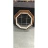 Image 2 : Antique octagonal window assembly 28" across, great architectual salvage