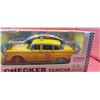 Image 2 : 1:18 scale Checker Taxi by Sun Star, all doors open, extremely high quality model, NIB