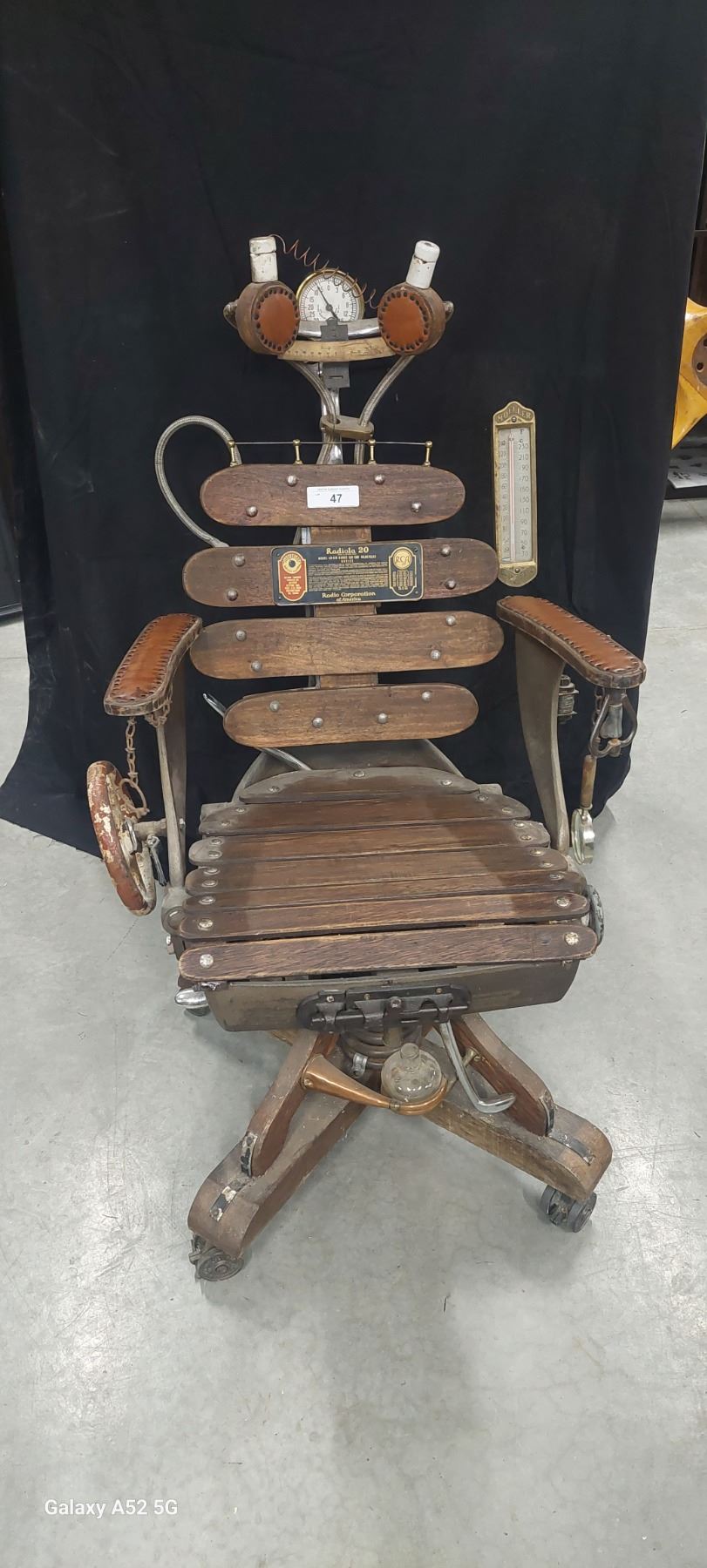 Beautiful one of a kind vintage dentist chair converted to steampunk ...