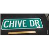 Image 1 : Vintage street sign Chive Dr. 30"