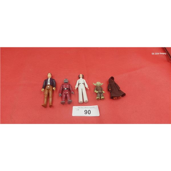 Collection of Star Wars action figures, 5 pieces, inc Jawa