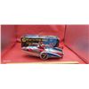 Image 1 : Vintage retro tin jet car with box 13"