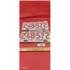 Image 2 : 4 Vintage BC licence plates 1x67 and pair of 67s
