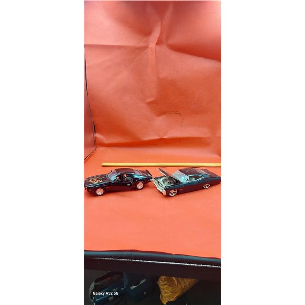 3 toy vehicles, 2 die cast plus Spider-Man