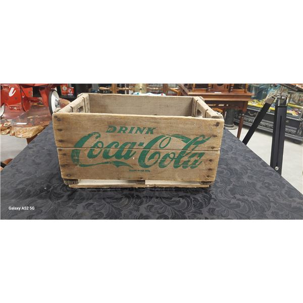 Old wooden Coca-Cola crate