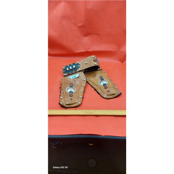 Vintage gun belt and holsters