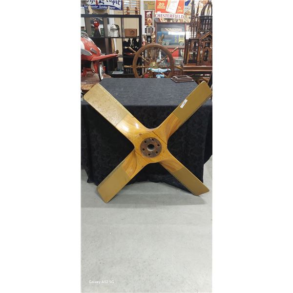 Beautiful 4  blade Sensenich test prop, stunning piece