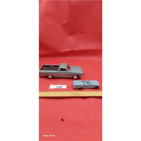 Pair of die cast cars, Tootsitoy convertible and El Camino