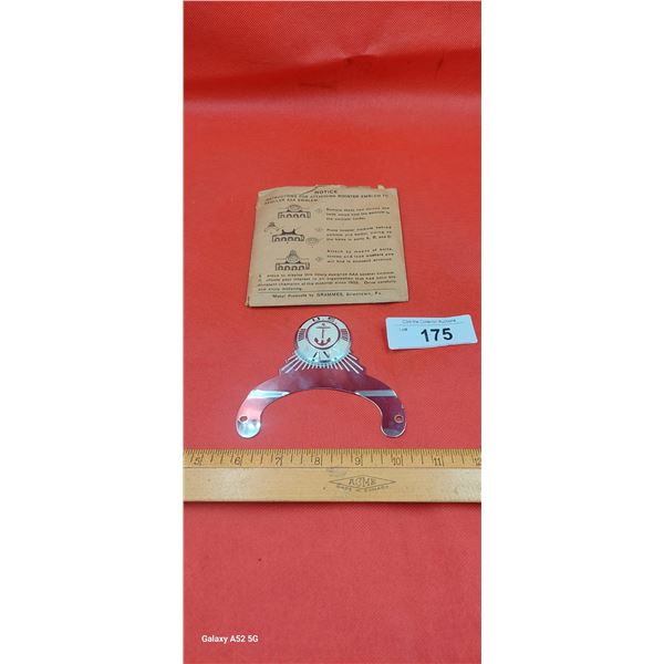 Vintage US Navy plate topper