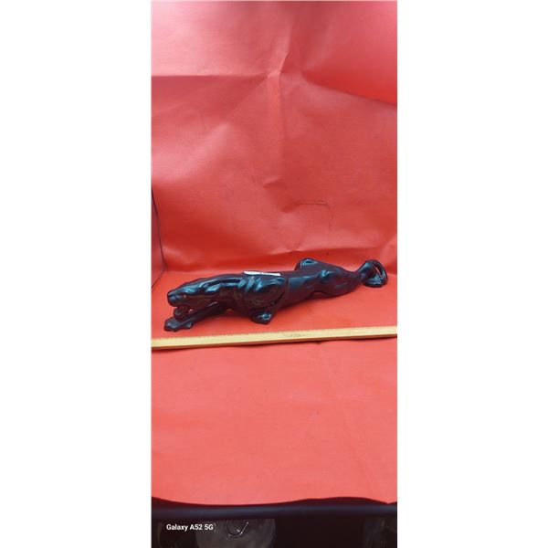 Vintage ceramic black panther 18"