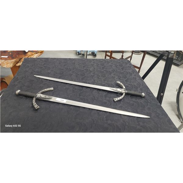 Pair of decorative swords 34  each
