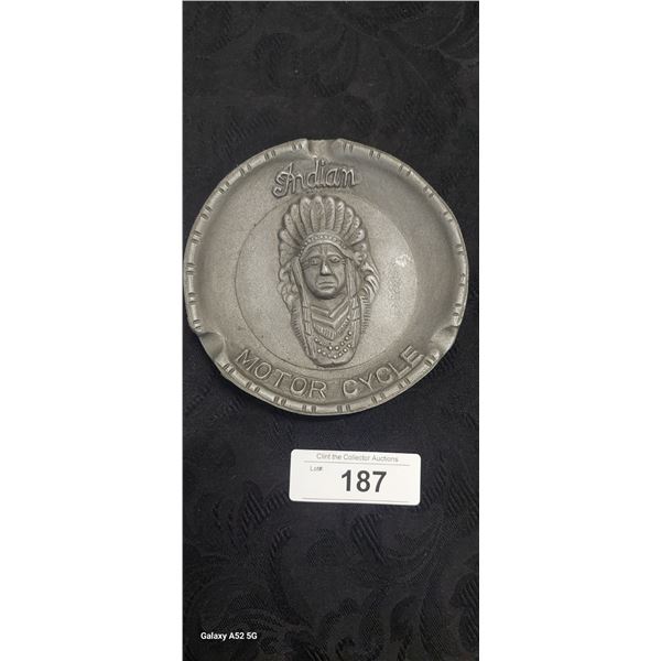 Indian Motorcycles ashtray, reproduction