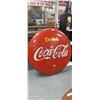 Image 1 : 4 ft Coke button 1950s Canadian