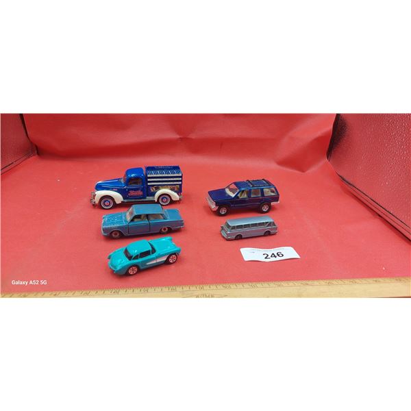 Collection of Blue die cast 5 pieces