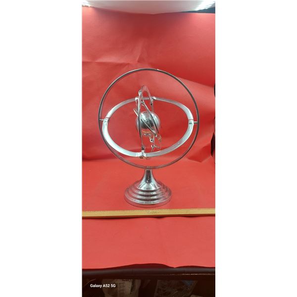 Vintage astrolab/astronomical display 15" tall