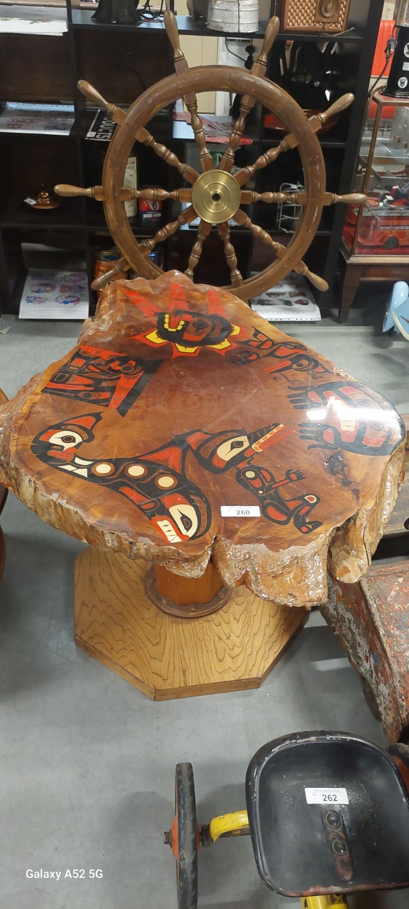 First Nations art table 48