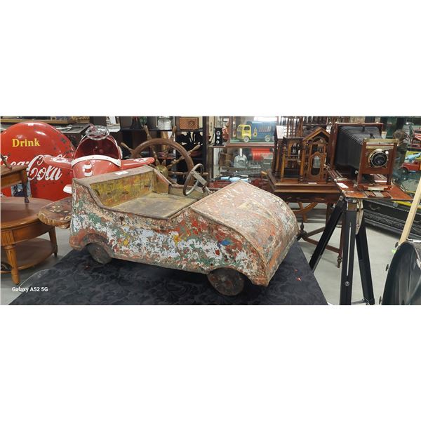 Vintage PNE ride car, orginal paint, 32"