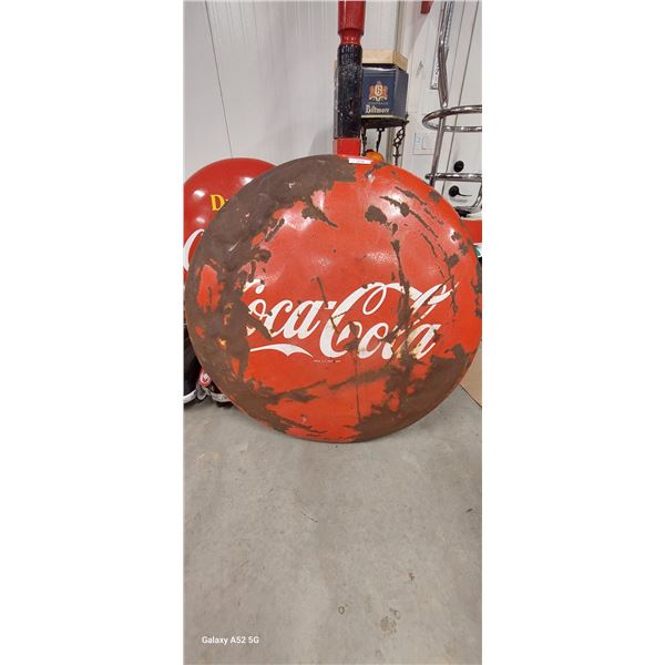 4 foot Coke button, great starter piece