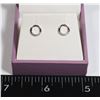 Image 2 : CIRCLE STUD EARRINGS STAMPED 925