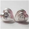 Image 1 : SILVER CUBIC ZIRCONIA EARRINGS(~WEIGHT 4G)