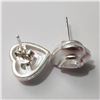 Image 2 : SILVER CUBIC ZIRCONIA EARRINGS(~WEIGHT 4G)